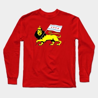 Drum and Bass Chicago Lion Long Sleeve T-Shirt